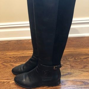 Tory Burch knee high flat boots size 7